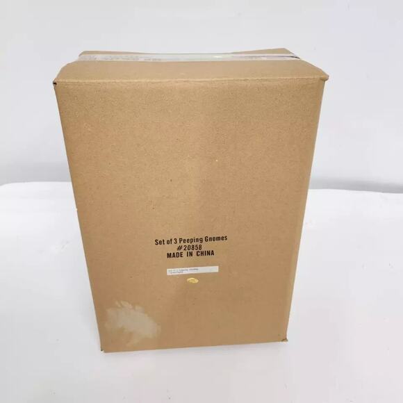 New Set of 3 Peeping Gnomes Garden Statues - Whimsical Fairy Garden Decor - Picture 6 of 6